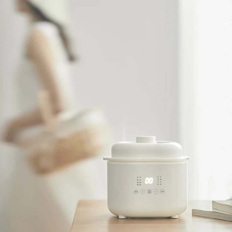 Baby Food Healthy - 自動セラミック鍋,ベビーフードスチーマー,家庭用ハーブスープ調理器,健康的な食事のための防水鍋,dk134