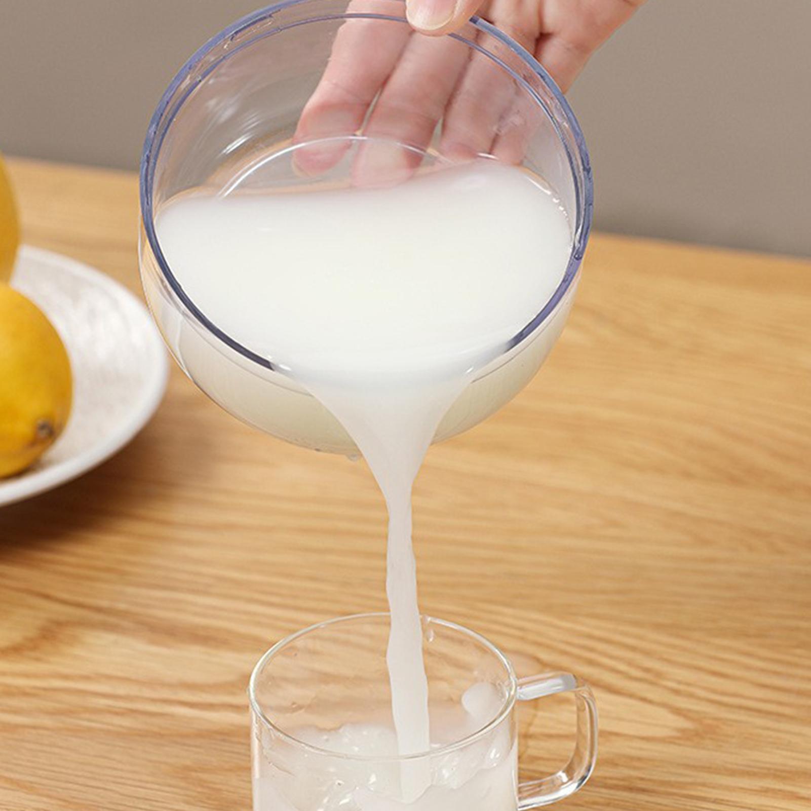 Baby Food Yogurt - ヨーグルトストレーナー、スプリング圧力濾過機能付き、ヨーグルトフィルター、クリーム濾過機、キッチン調理用、ミルク、サラダ、ベビーフード用