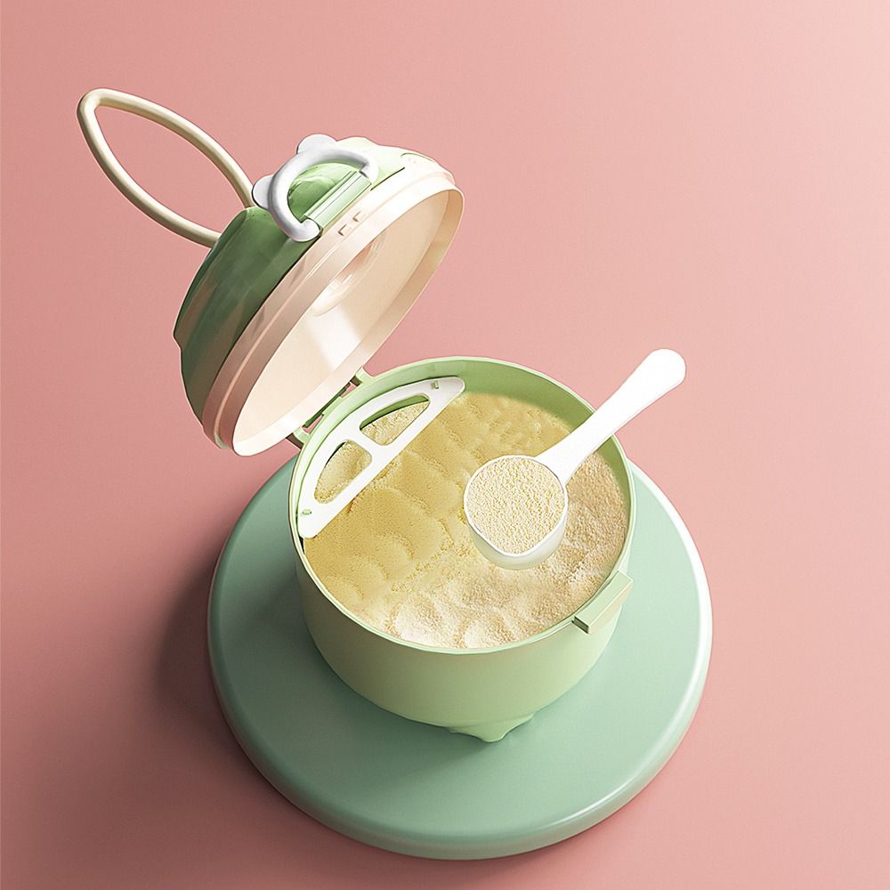 Baby Food Jars - 漫画ミルクパウダー給餌ランチボックスシールジャー赤ちゃんミルクパウダーボックストドラースナックコンテナ必須シリアル食品保存ボックス