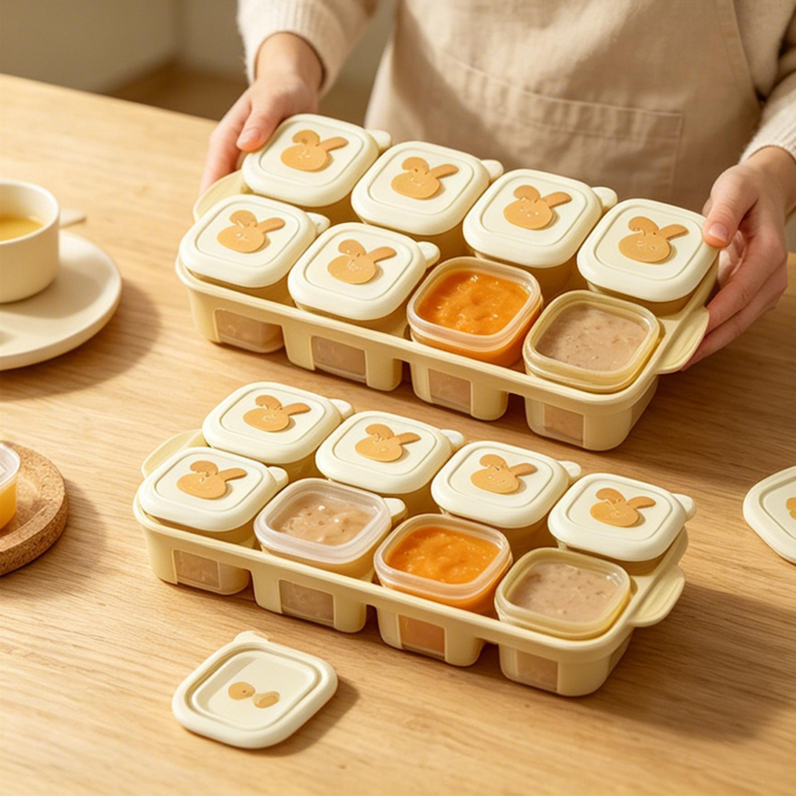 キューブフードフリーザートレイ子供用ヨーグルト容器子供用食品 - Baby Food Yogurt のレビューと価格