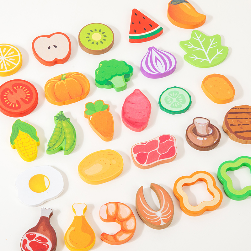 木製シミュレーションサラダごっこ遊びおもちゃセット シミュレ - Baby Food Under 1 Year のレビューと価格