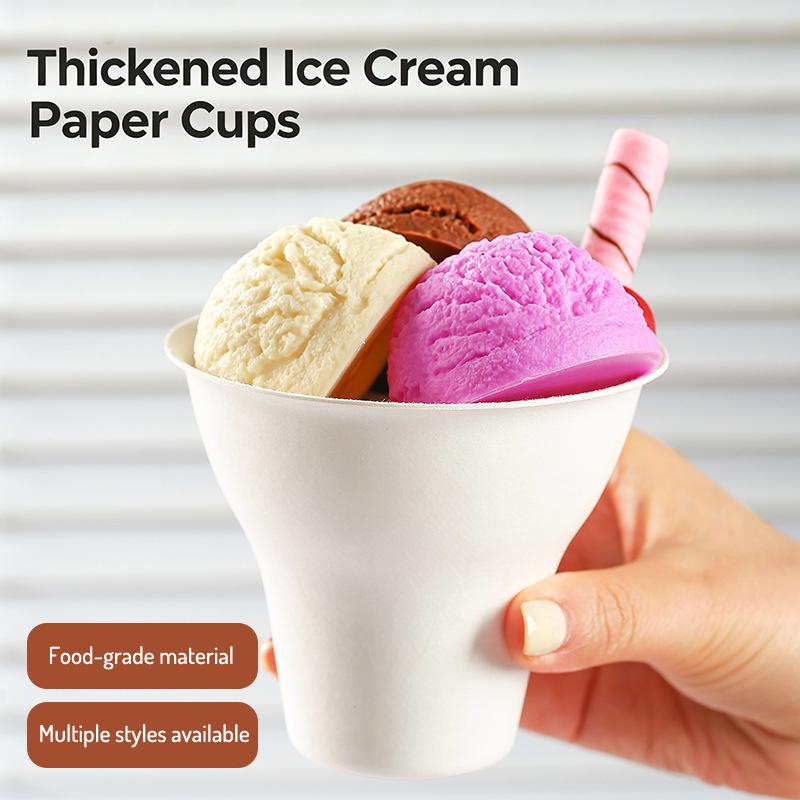 【YA】紙製デザートボウル 10個入り アイスクリーム ヨー - Baby Food Yogurt のレビューと価格