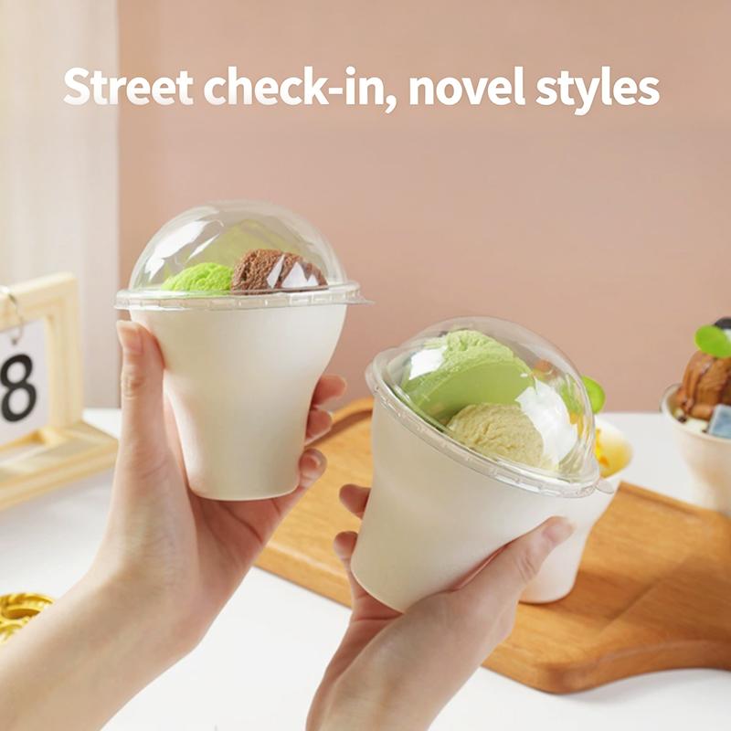 【YA】紙製デザートボウル 10個入り アイスクリーム ヨー - Baby Food Yogurt のレビューと価格