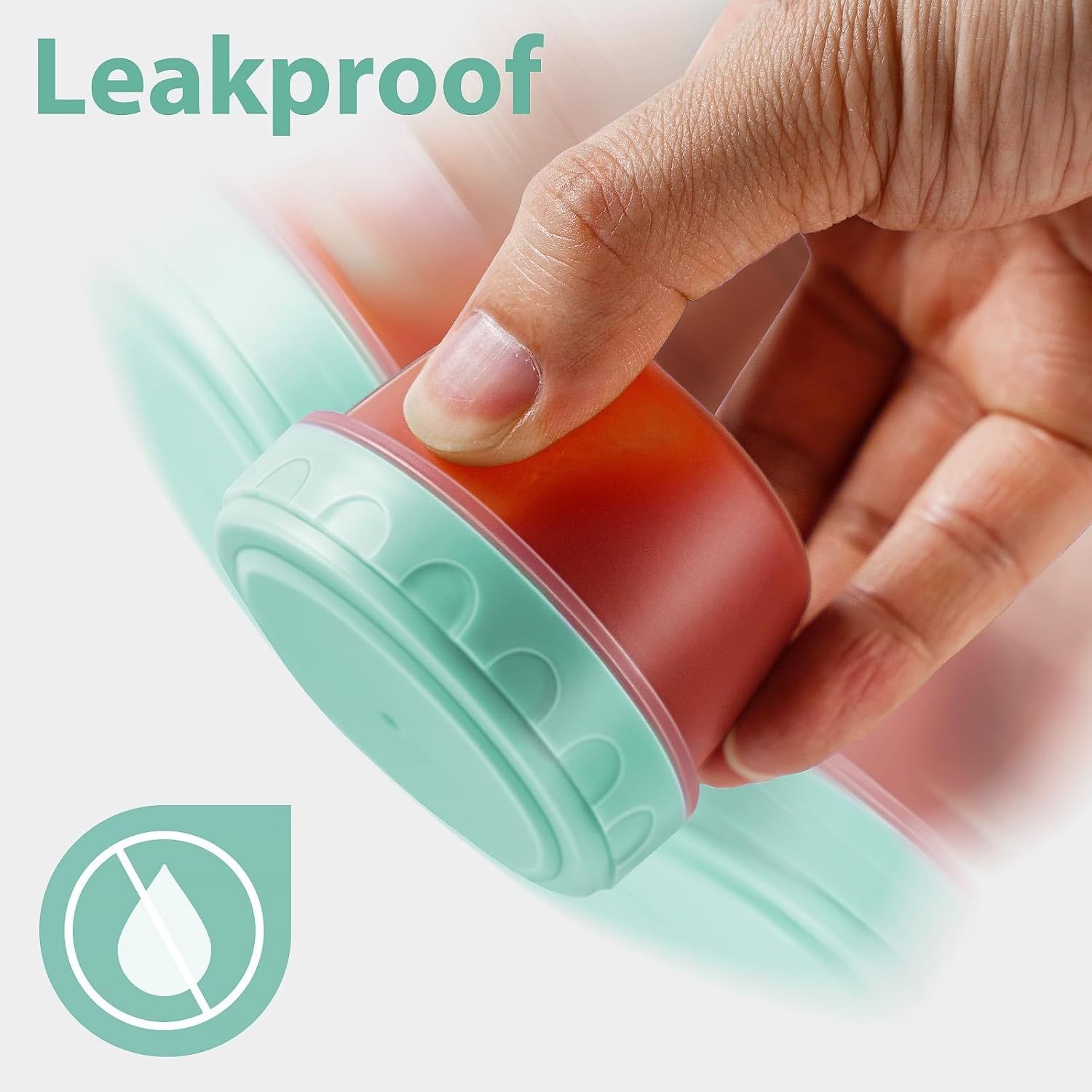 1-6パック 2.7オンス サラダドレッシング容器 蓋付き  - Baby Food Jars のレビューと価格