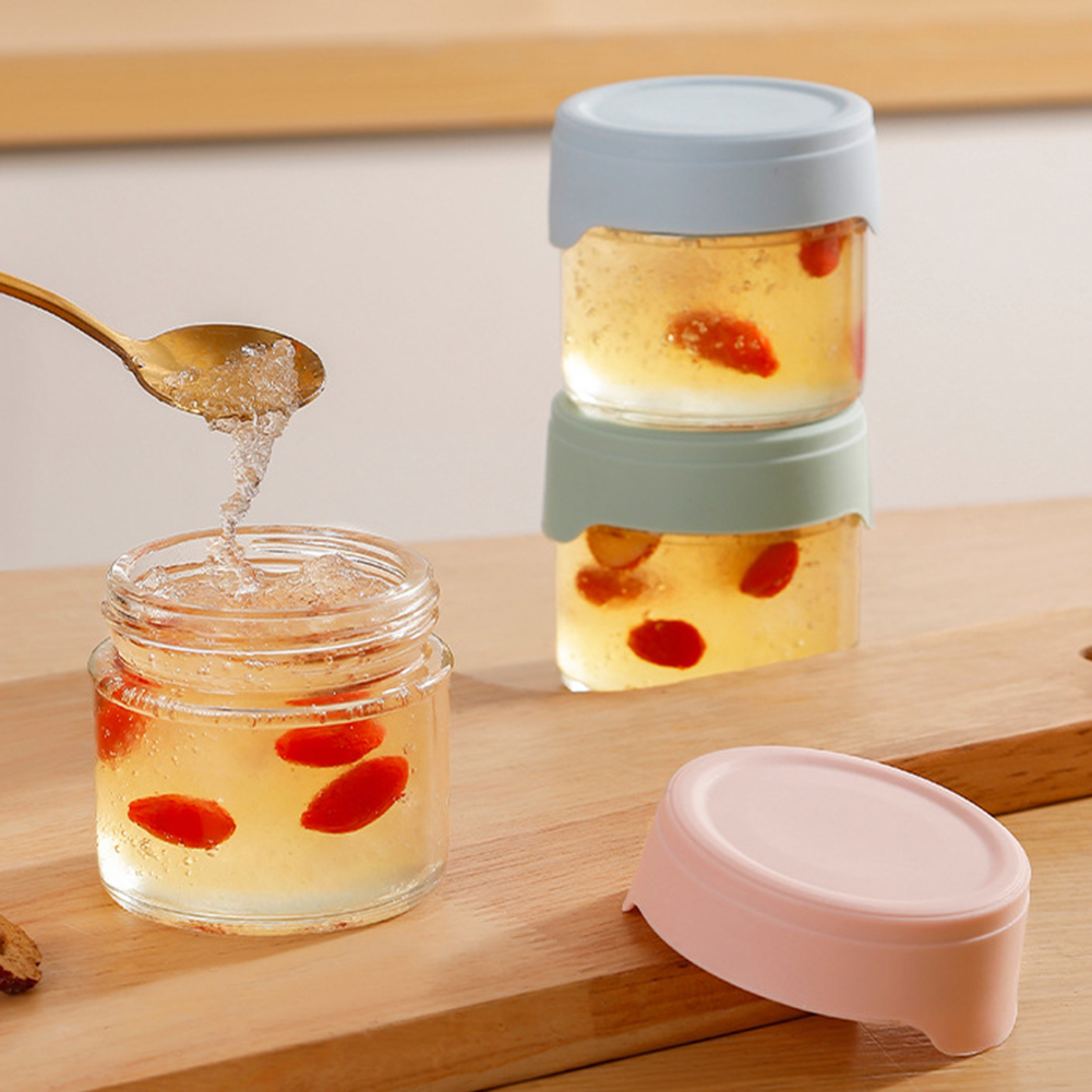 電子レンジ対応食品容器、収納トレイ付きガラスベビーフードジャ - Baby Food Glass Jars のレビューと価格