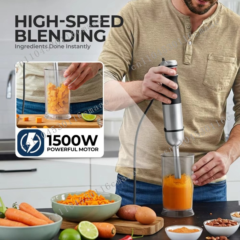 6in1 1200Wパワフルハンドブレンダーセット、プロ仕様 - Baby Food Healthy のレビューと価格