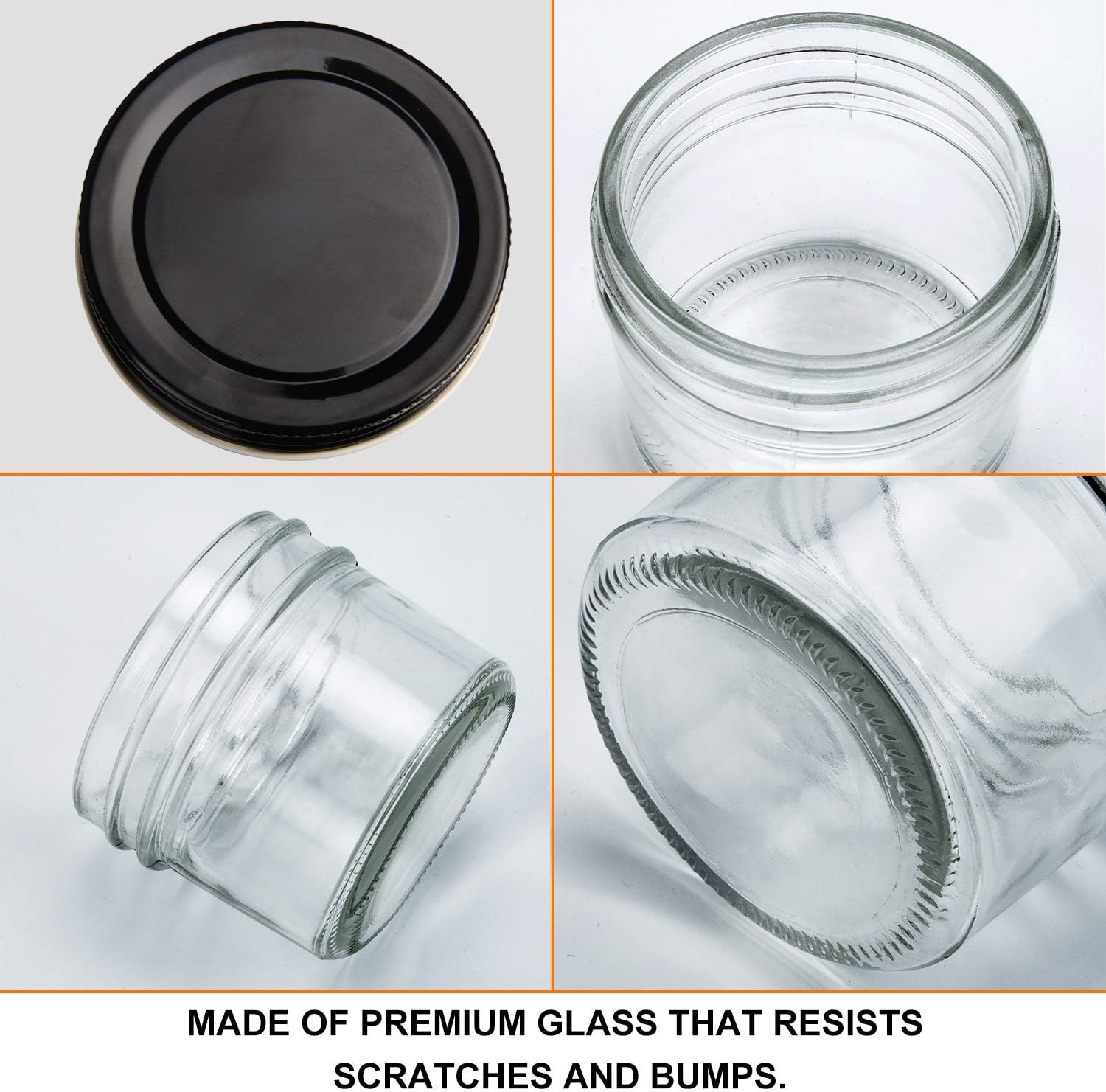 100mlガラス瓶（蓋付き）、小型メイソンジャー、ミニ缶詰瓶 - Baby Food Glass Jars のレビューと価格