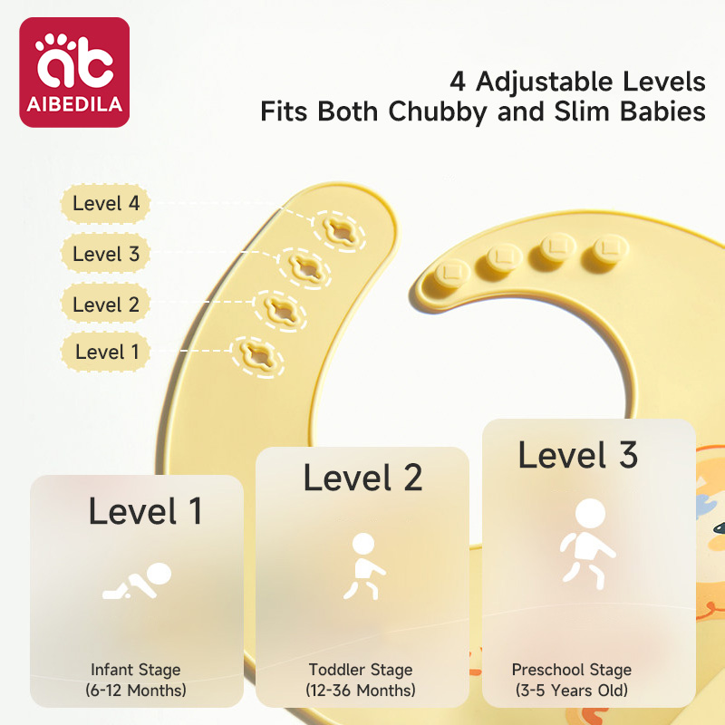 AIBEDILA ベビーシリコーンよだれかけ防水授乳エプロン - Baby Food Year Old のレビューと価格