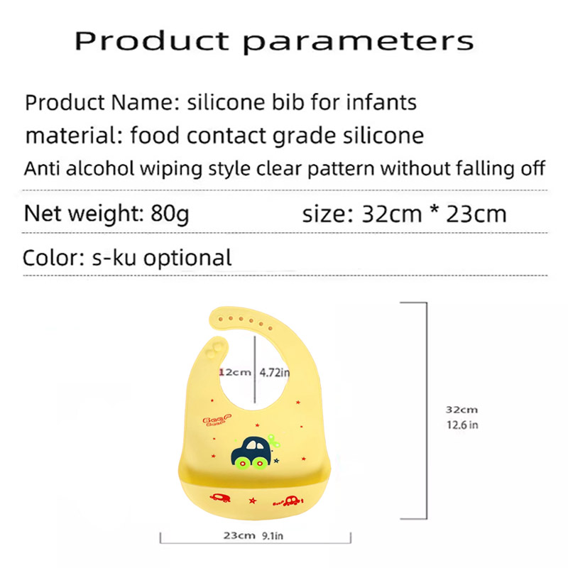 シリコン製ベビー用食事エプロン 防水フードキャッチャーエプロ - Feeding Baby Food のレビューと価格