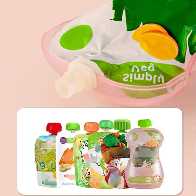 フルーツピューレ抗スクイズボックスベビー幼児栄養補助食品バッ - Baby Food Yogurt のレビューと価格