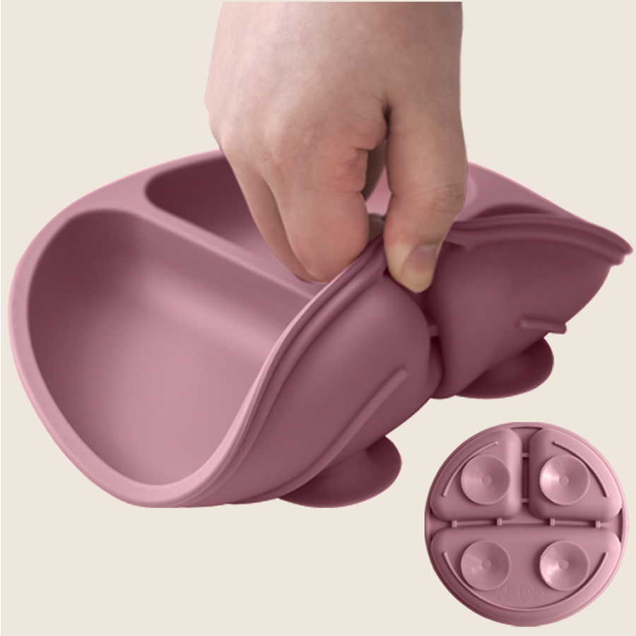 1 個ベビー吸盤シリコーンダイニングプレート BPA フリー - Baby Food Utensil のレビューと価格