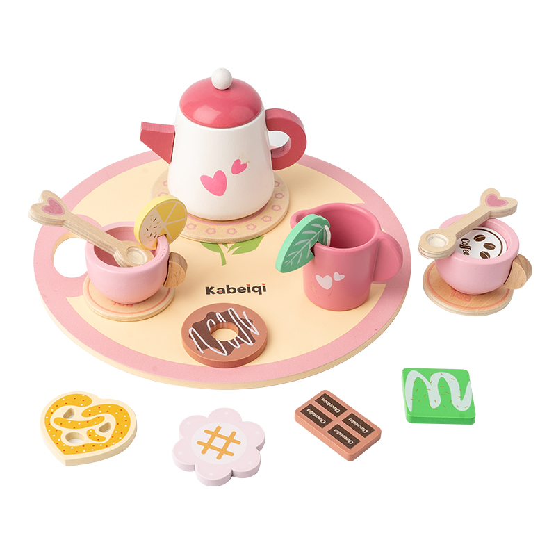 女の子向け木製ティーセット 木製おもちゃ 幼児用ティーセット - Baby Food Under 1 Year のレビューと価格