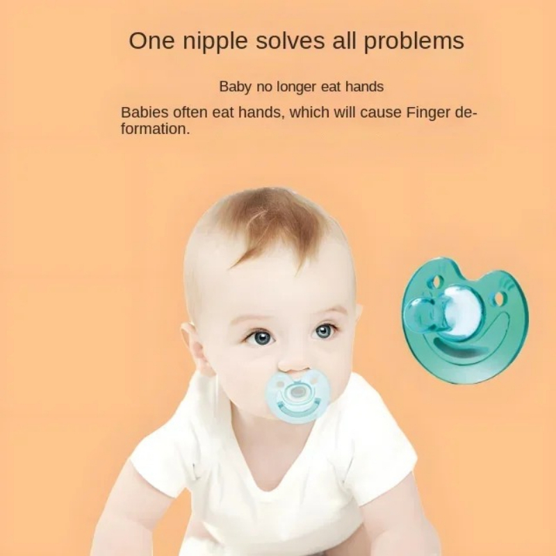 0〜3歳向けの食品グレードシリコン製ベビーおしゃぶり、誤飲を - Baby Food Year Old のレビューと価格
