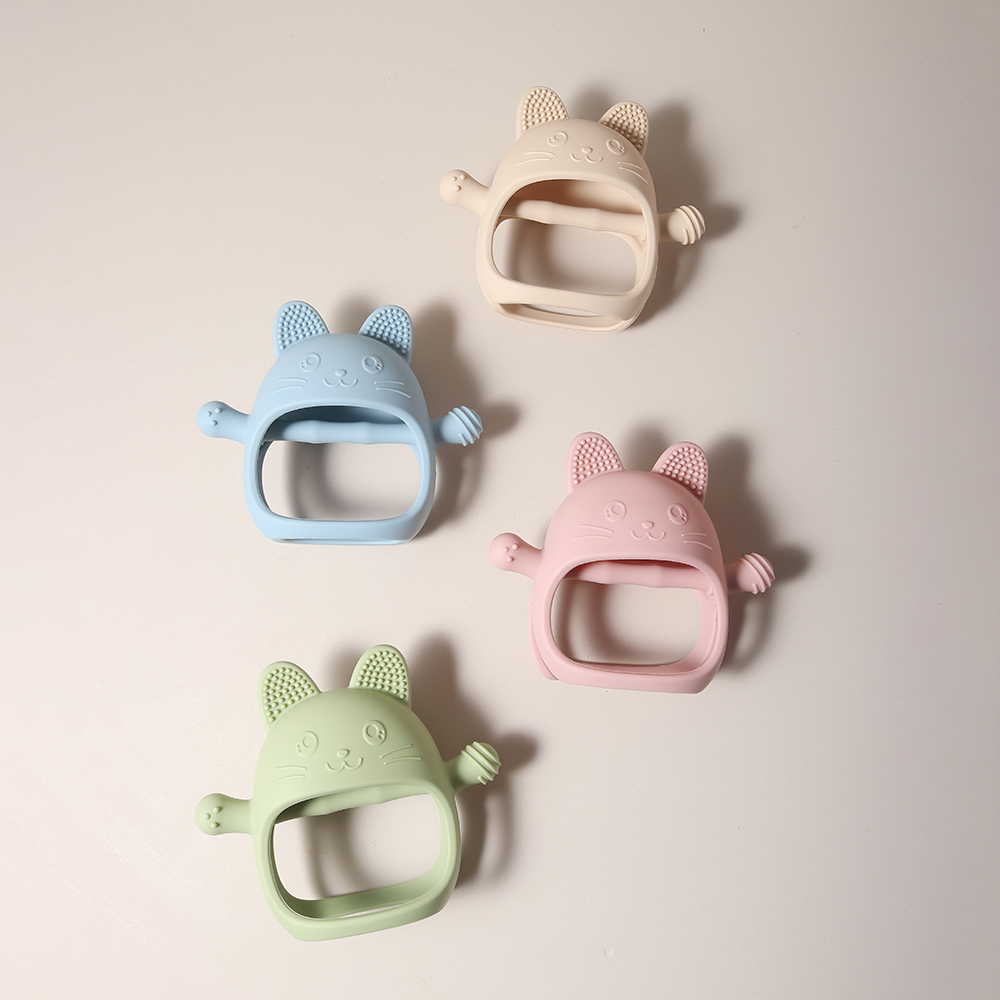 ベビー歯が生えるミトン - 食品グレードのシリコングローブ咀 - Baby Food Game のレビューと価格