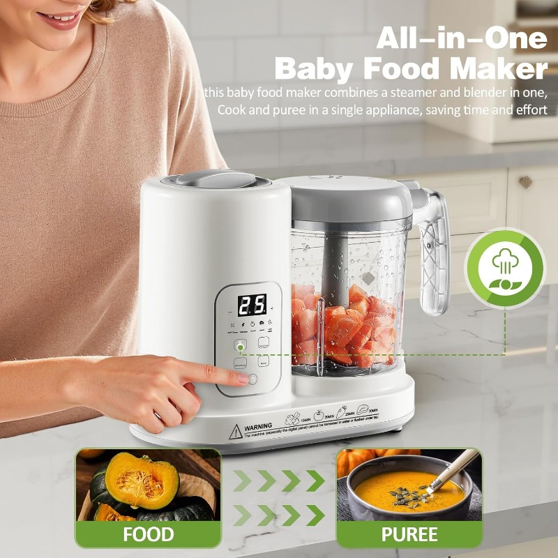 ベビーフードメーカー スチーマー ブレンダー 4 in 1  - Baby Food Healthy のレビューと価格