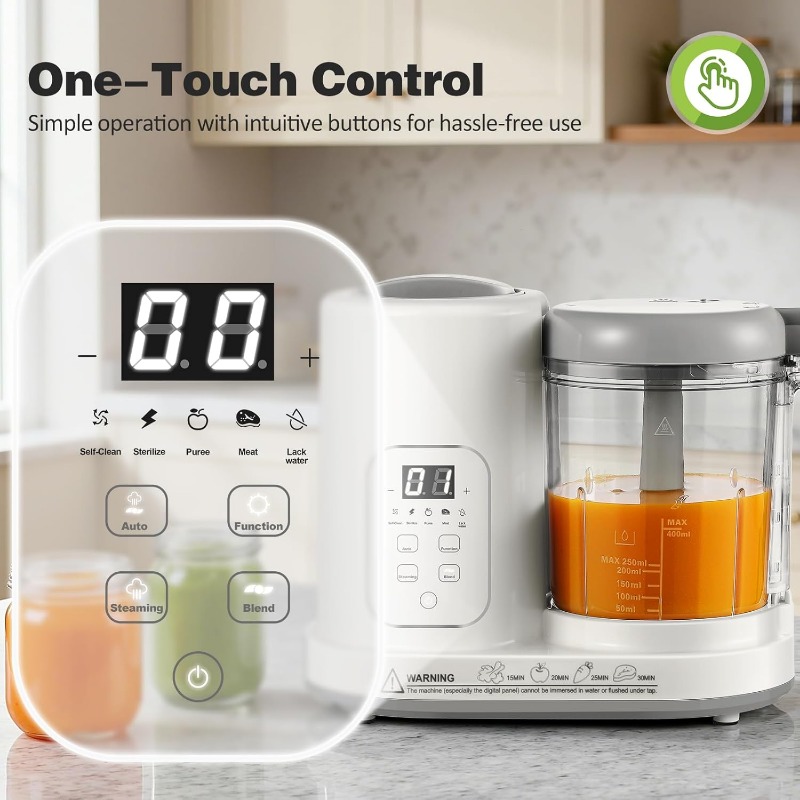 ベビーフードメーカー スチーマー ブレンダー 4 in 1  - Baby Food Healthy のレビューと価格
