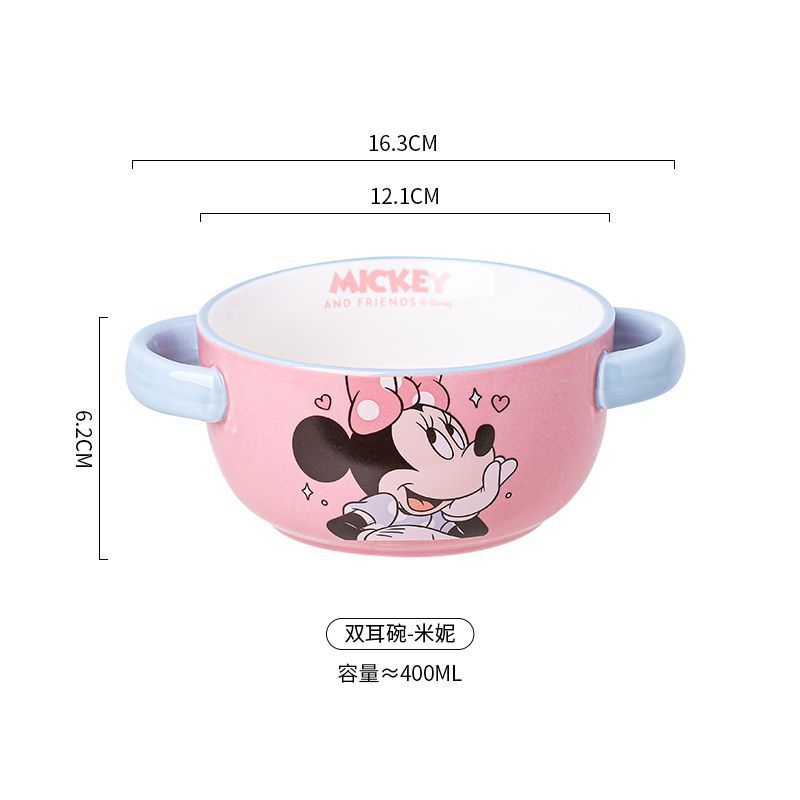 ディズニー子供用バイノーラルフードボウルセット厚みのあるセラ - Baby Food Under 1 Year のレビューと価格
