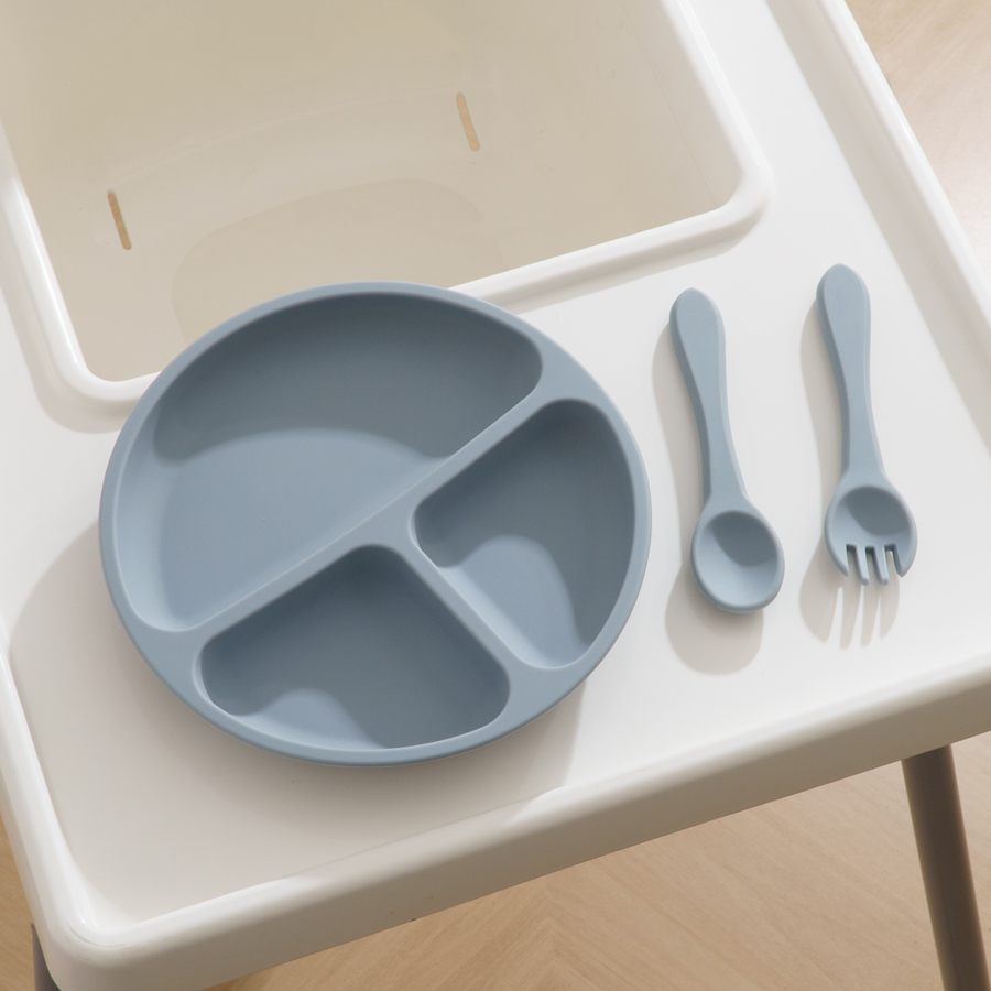 3 個子供の食器セット赤ちゃん食べる食品トレーニングシリコー - Baby Food Diet のレビューと価格