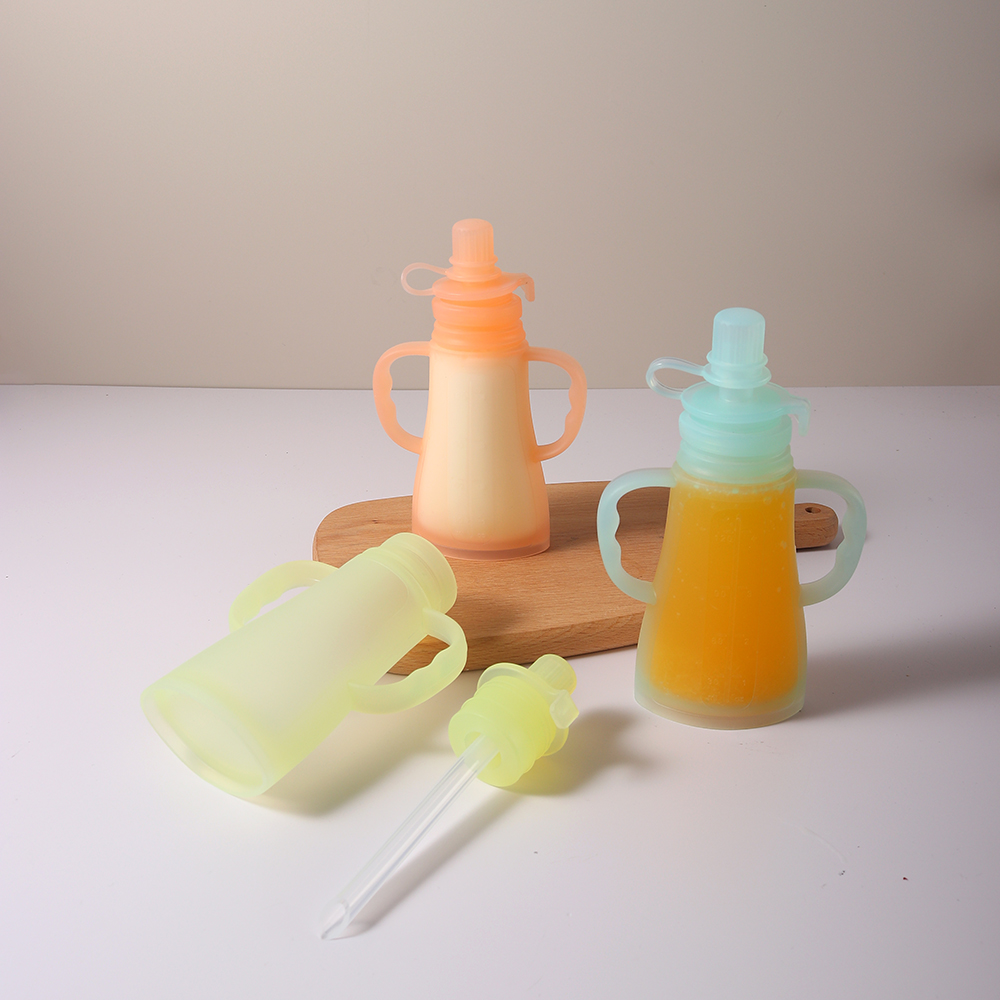 新しい再利用可能なシリコン製母乳保存バッグ、漏れ防止、吸引可 - Baby Food Diet のレビューと価格