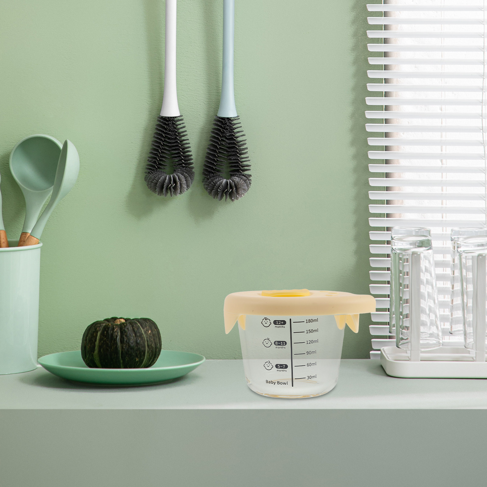 2個セット ベビーフード保存容器 ガラス製 密閉容器 230 - Baby Food Glass Jars のレビューと価格