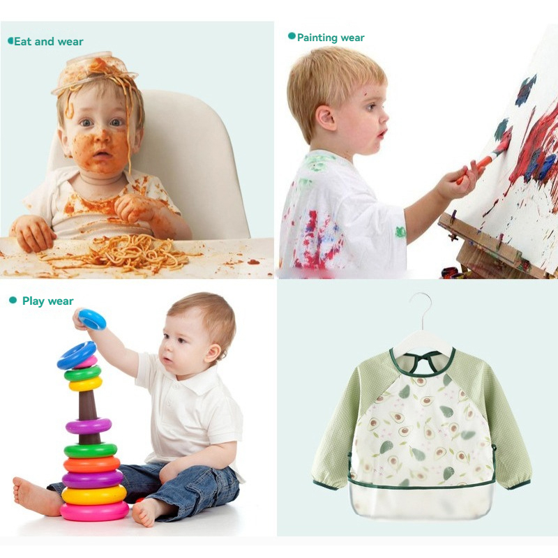 0-3歳児用オーバーオール防水長袖リバースドレスベビーフード - Baby Food Year Old のレビューと価格