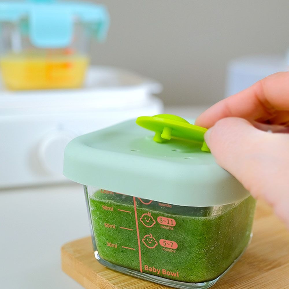 シンプルな170ml食品保存容器 ガラス製 電子レンジ対応  - Baby Food Glass Jars のレビューと価格