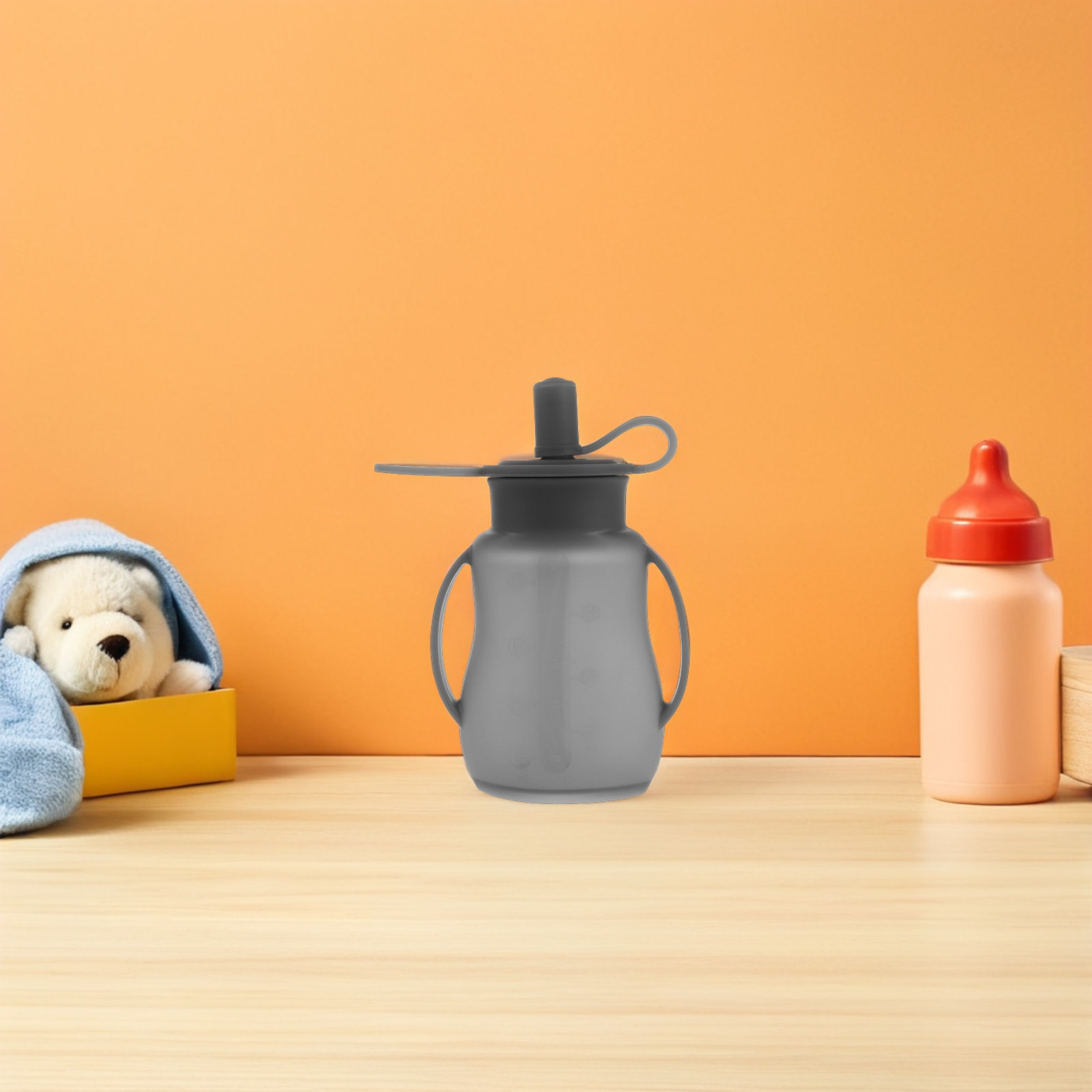 シリコン製ベビーフードポーチ 再利用可能 グレー 自家製ピュ - Baby Food Yogurt のレビューと価格