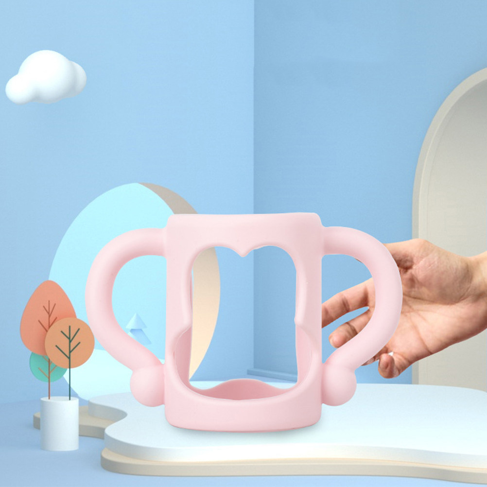 2 個のプレミアム食品グレードのシリコーン製哺乳瓶ハンドル、 - Feeding Baby Food のレビューと価格
