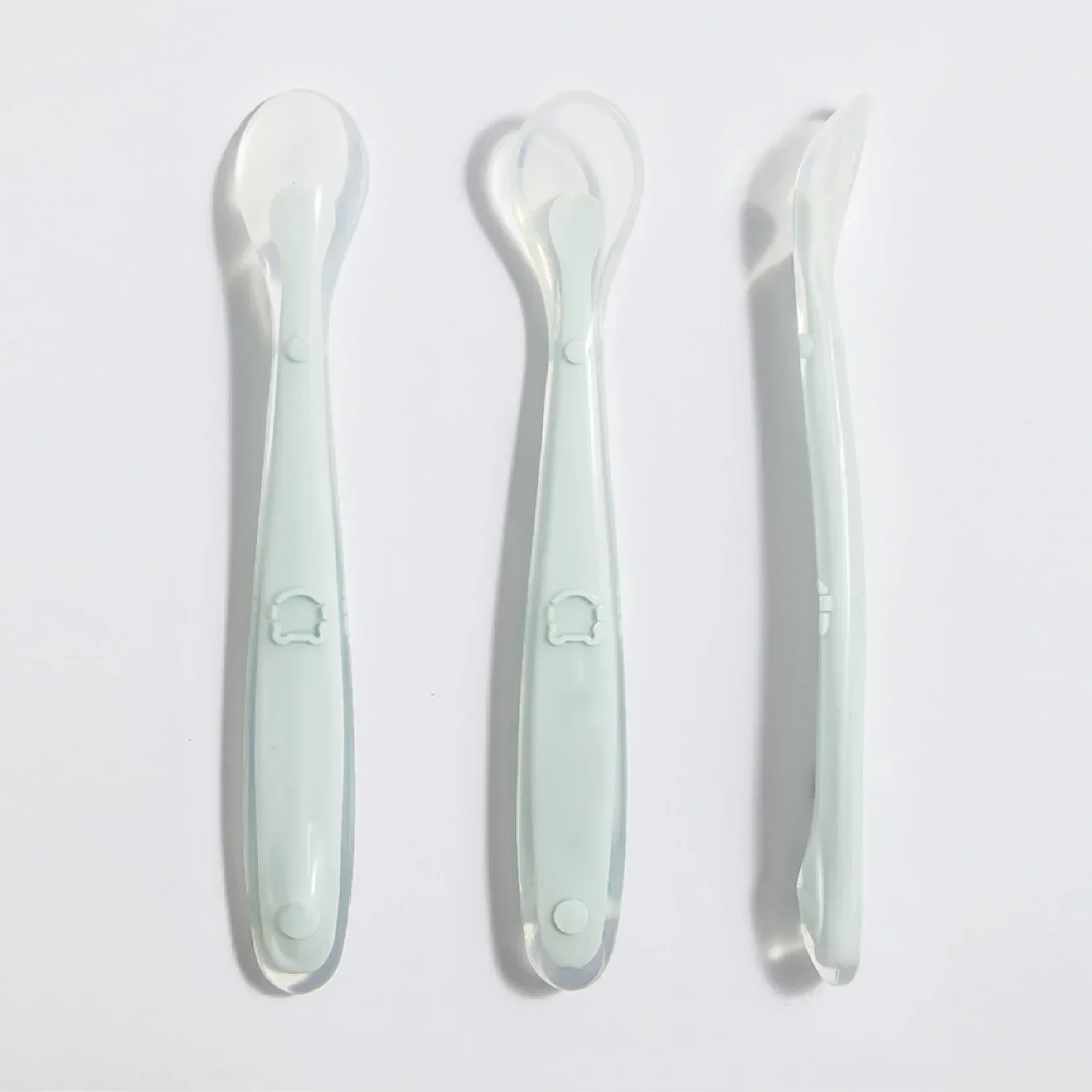 ソフトシリコンベビースプーン幼児補完食給餌トレーニングスプー - Baby Food Diet のレビューと価格