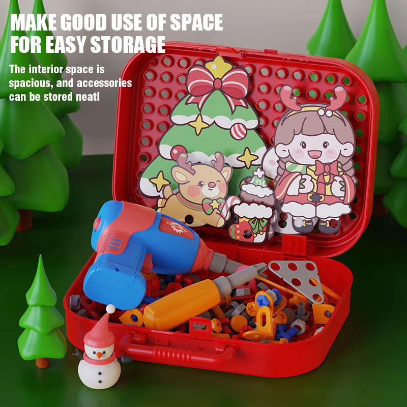 DIY組み立て式電動ドライバークリスマスおもちゃキットごっこ - Baby Food Game のレビューと価格