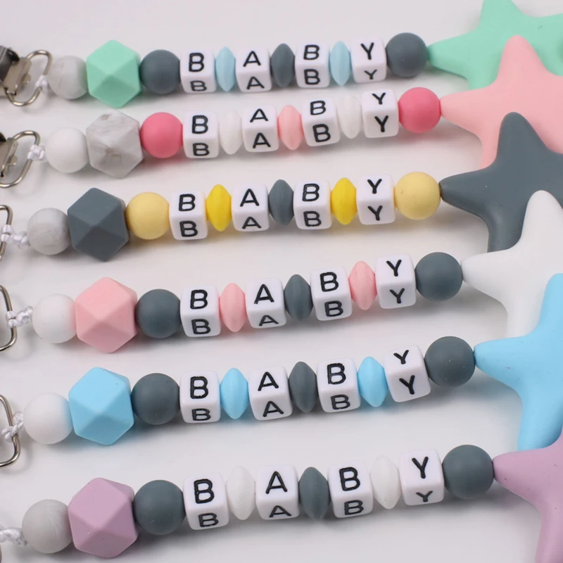 新しいパーソナライズされた名前ベビーおしゃぶりブレスレット食 - Baby Food Name のレビューと価格