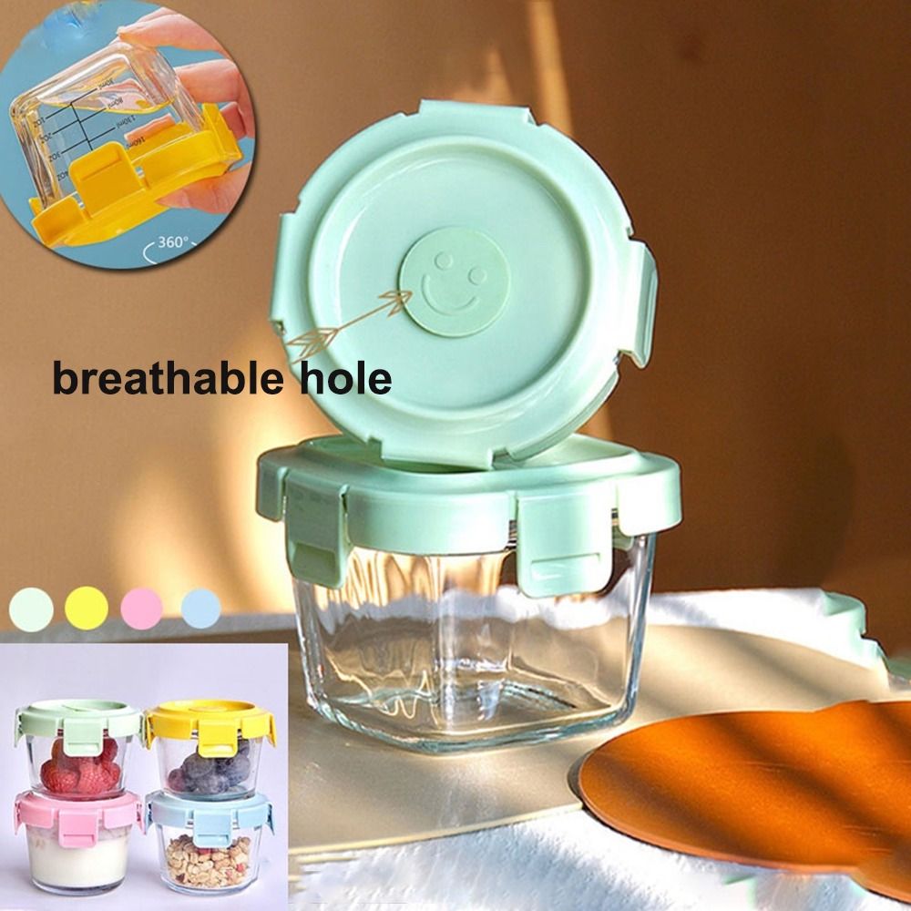 ファッション 170 ミリリットル食品保存ボックスガラス冷凍 - Baby Food Glass Jars のレビューと価格