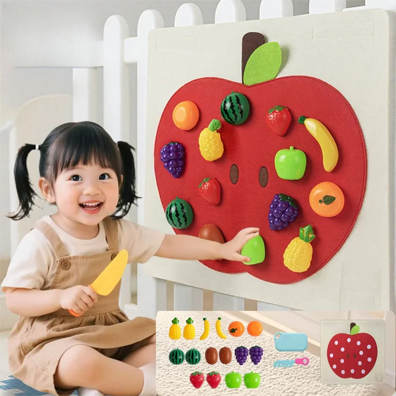 ベビーフェルトボードプレイフードおもちゃ ウォールステッカー - Baby Food Under 1 Year のレビューと価格