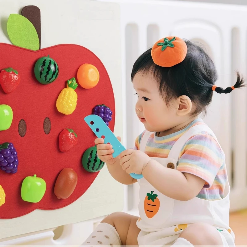 ベビーフェルトボードプレイフードおもちゃ ウォールステッカー - Baby Food Under 1 Year のレビューと価格