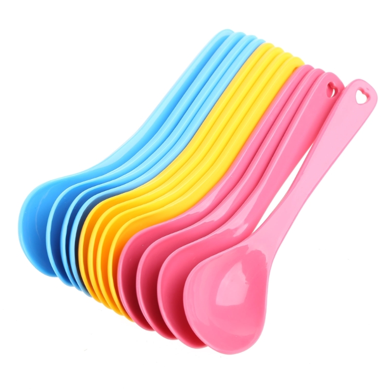 赤ちゃんのためのプラスチック製の食事スプーン,12個,幼児の - Baby Food Utensil のレビューと価格